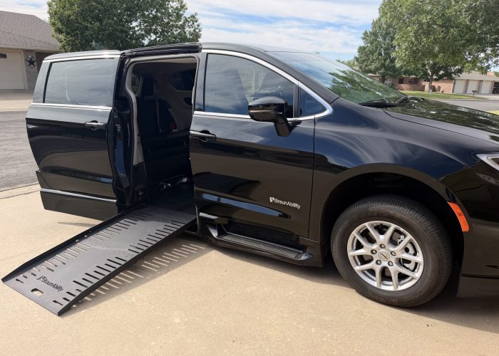 Side-entry ramp — easy, level boarding